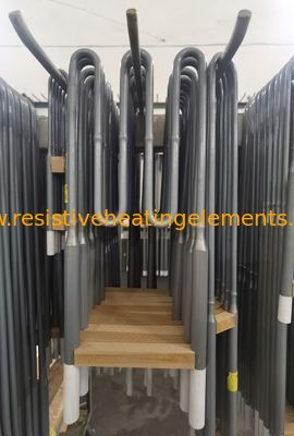 W आकार का MoSi2 हीटिंग एलिमेंट 1800c मोली डिसिलिसाइड हीटिंग एलिमेंट