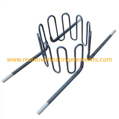 300W-3000W MoSi2 हीटिंग एलिमेंट 1800C मोली डिसिलिसाइड सर्पिल आकार
